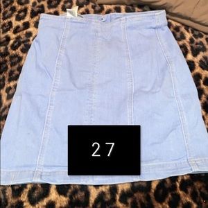 Jean skirt